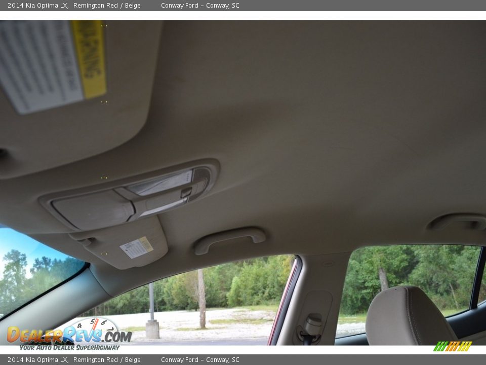 2014 Kia Optima LX Remington Red / Beige Photo #14