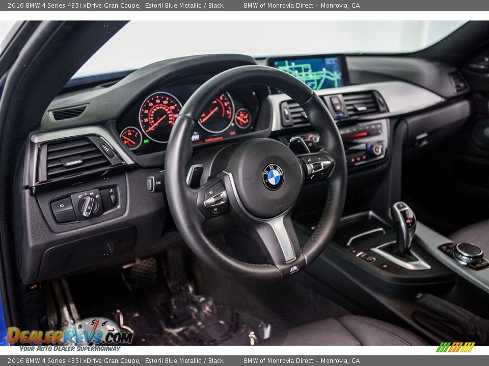 2016 BMW 4 Series 435i xDrive Gran Coupe Estoril Blue Metallic / Black Photo #19