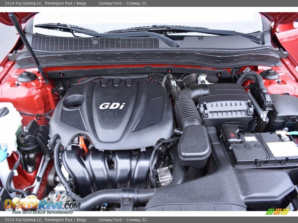 2014 Kia Optima LX Remington Red / Beige Photo #15