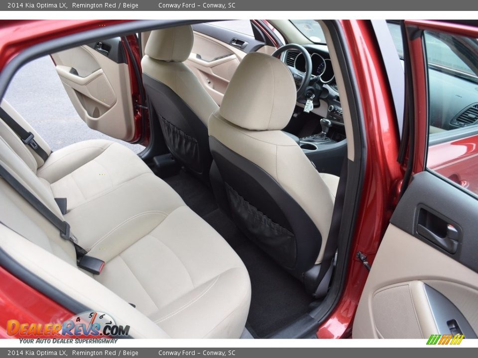 2014 Kia Optima LX Remington Red / Beige Photo #21