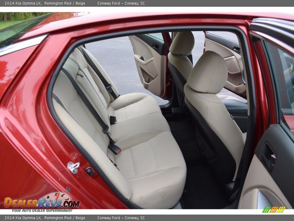 2014 Kia Optima LX Remington Red / Beige Photo #22