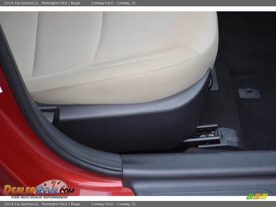 2014 Kia Optima LX Remington Red / Beige Photo #25