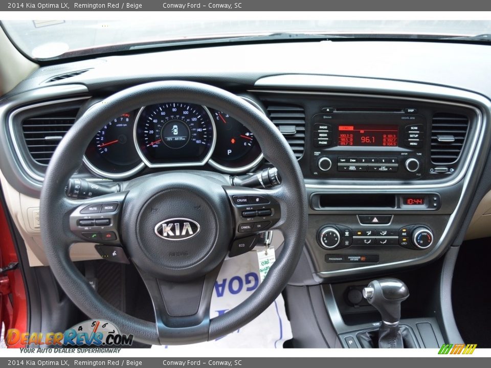 2014 Kia Optima LX Remington Red / Beige Photo #26