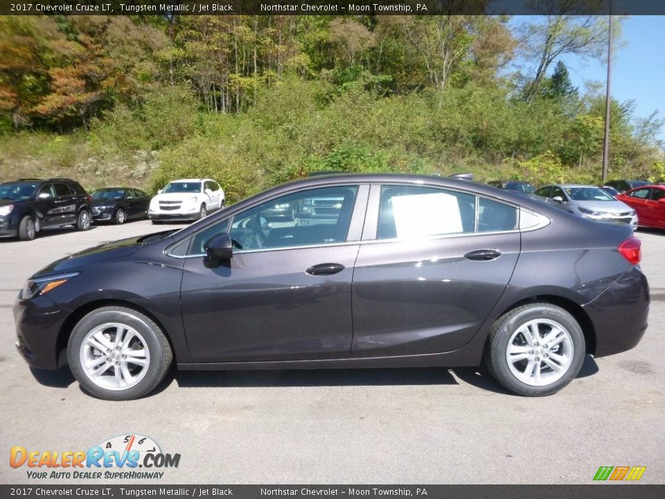 2017 Chevrolet Cruze LT Tungsten Metallic / Jet Black Photo #8