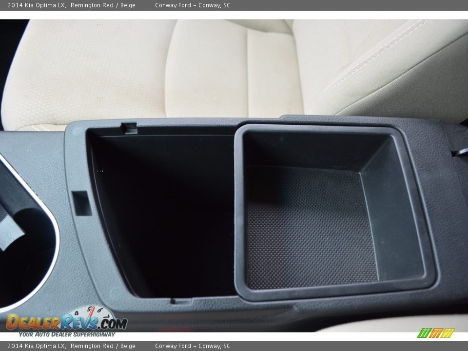 2014 Kia Optima LX Remington Red / Beige Photo #28