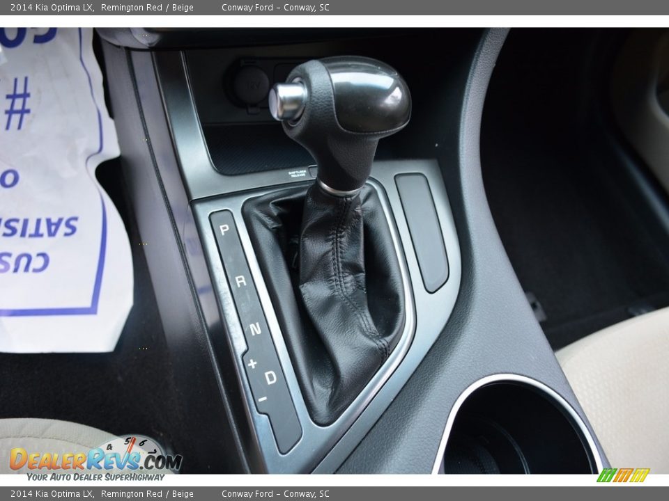 2014 Kia Optima LX Remington Red / Beige Photo #30