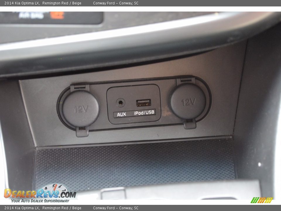 2014 Kia Optima LX Remington Red / Beige Photo #31