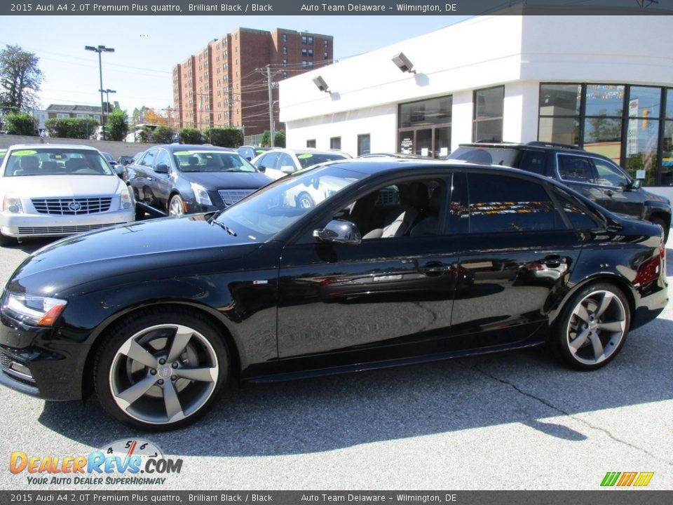 2015 Audi A4 2.0T Premium Plus quattro Brilliant Black / Black Photo #3