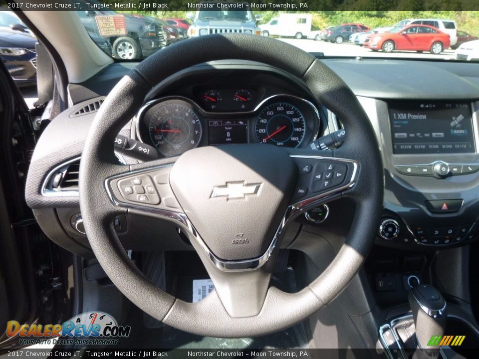 2017 Chevrolet Cruze LT Tungsten Metallic / Jet Black Photo #16