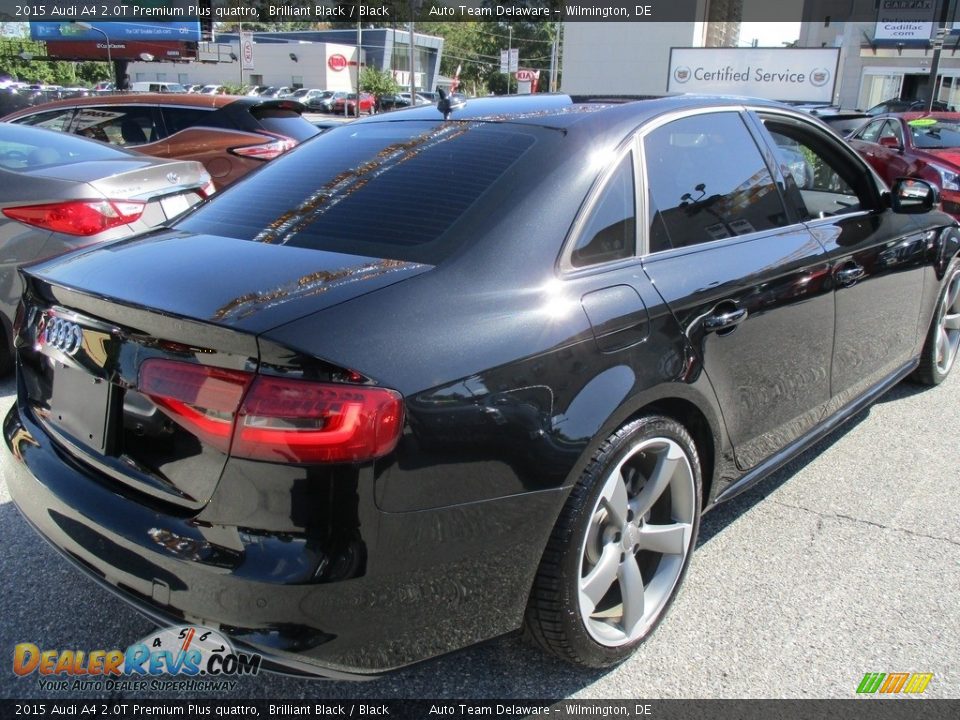 2015 Audi A4 2.0T Premium Plus quattro Brilliant Black / Black Photo #6