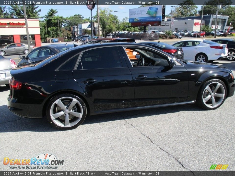 2015 Audi A4 2.0T Premium Plus quattro Brilliant Black / Black Photo #7