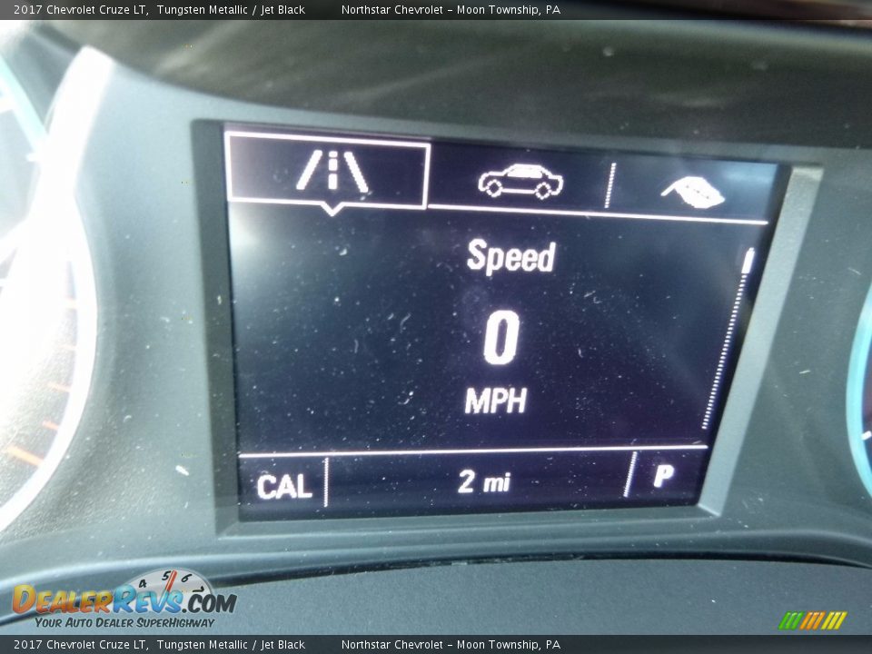 2017 Chevrolet Cruze LT Tungsten Metallic / Jet Black Photo #20