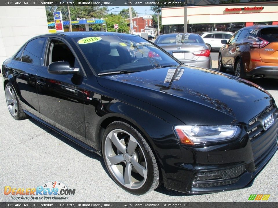 2015 Audi A4 2.0T Premium Plus quattro Brilliant Black / Black Photo #8