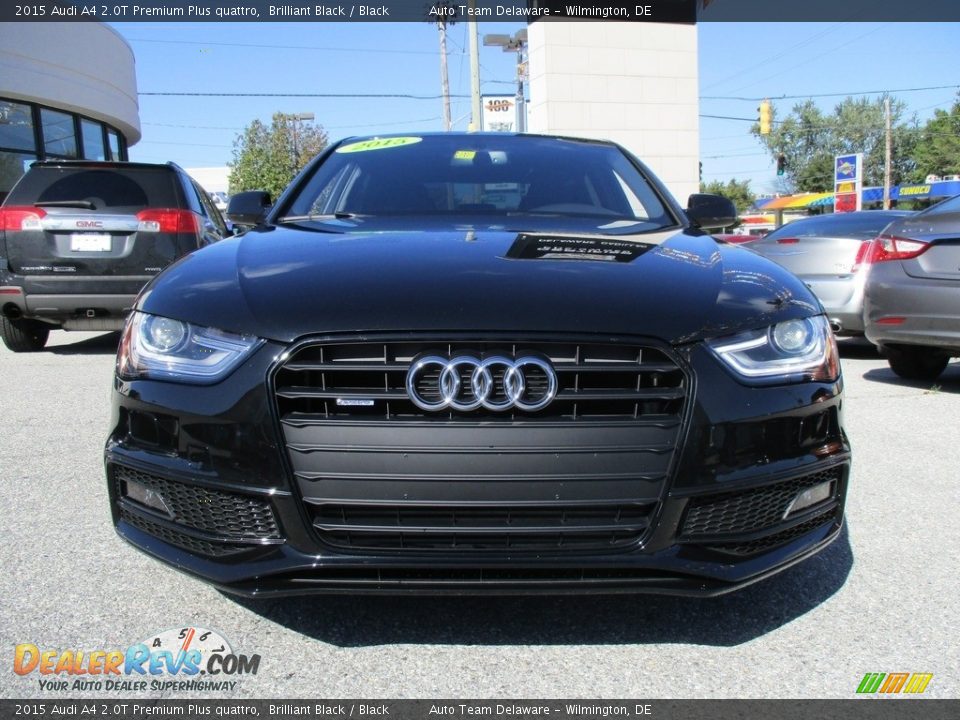 2015 Audi A4 2.0T Premium Plus quattro Brilliant Black / Black Photo #9