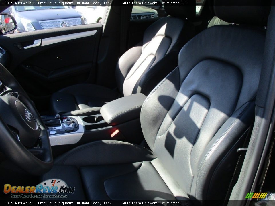 2015 Audi A4 2.0T Premium Plus quattro Brilliant Black / Black Photo #10