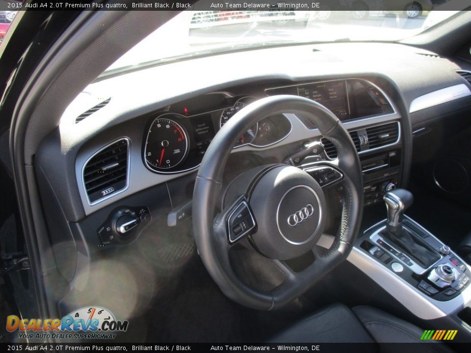 2015 Audi A4 2.0T Premium Plus quattro Brilliant Black / Black Photo #11