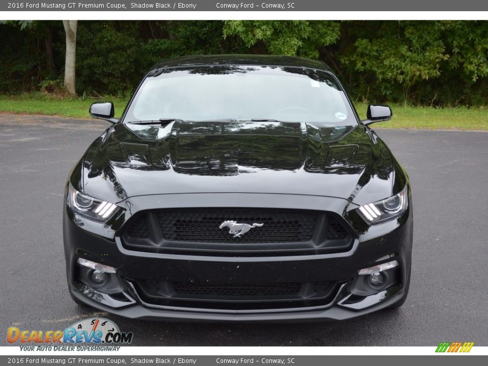 2016 Ford Mustang GT Premium Coupe Shadow Black / Ebony Photo #9