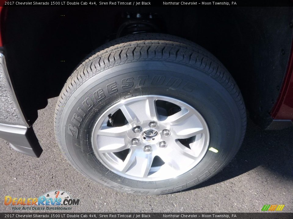 2017 Chevrolet Silverado 1500 LT Double Cab 4x4 Siren Red Tintcoat / Jet Black Photo #9