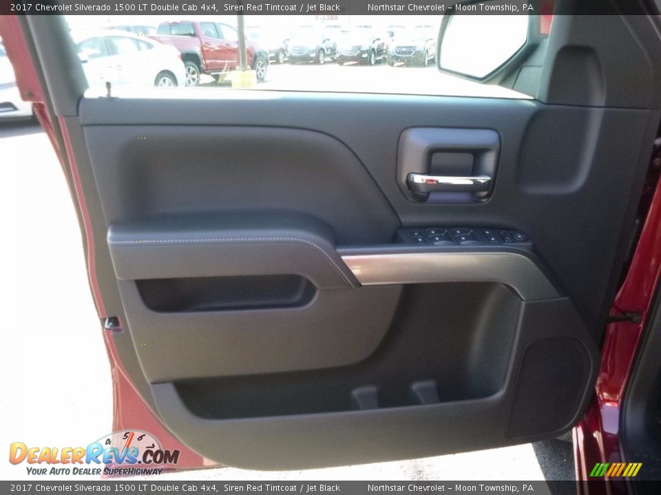 2017 Chevrolet Silverado 1500 LT Double Cab 4x4 Siren Red Tintcoat / Jet Black Photo #13