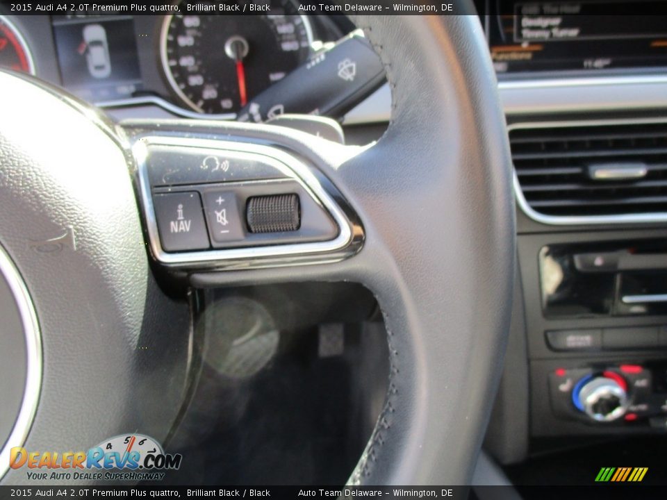 2015 Audi A4 2.0T Premium Plus quattro Brilliant Black / Black Photo #35