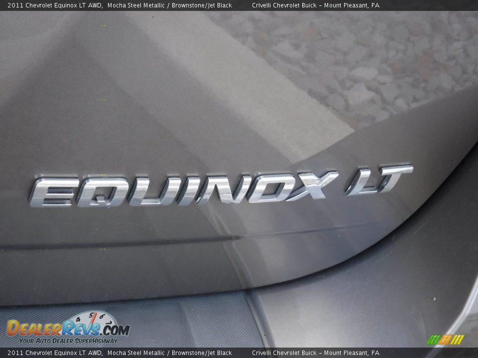 2011 Chevrolet Equinox LT AWD Mocha Steel Metallic / Brownstone/Jet Black Photo #10