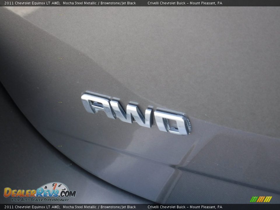 2011 Chevrolet Equinox LT AWD Mocha Steel Metallic / Brownstone/Jet Black Photo #11