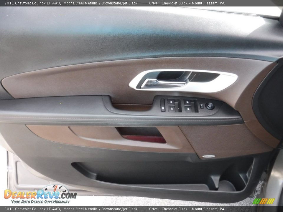 2011 Chevrolet Equinox LT AWD Mocha Steel Metallic / Brownstone/Jet Black Photo #16