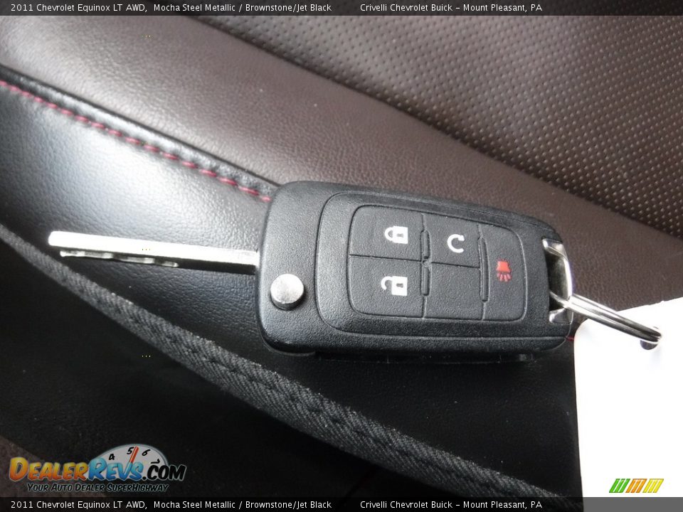 2011 Chevrolet Equinox LT AWD Mocha Steel Metallic / Brownstone/Jet Black Photo #36