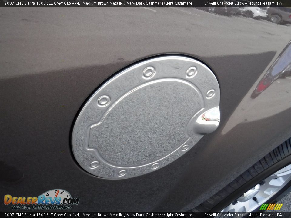 2007 GMC Sierra 1500 SLE Crew Cab 4x4 Medium Brown Metallic / Very Dark Cashmere/Light Cashmere Photo #6