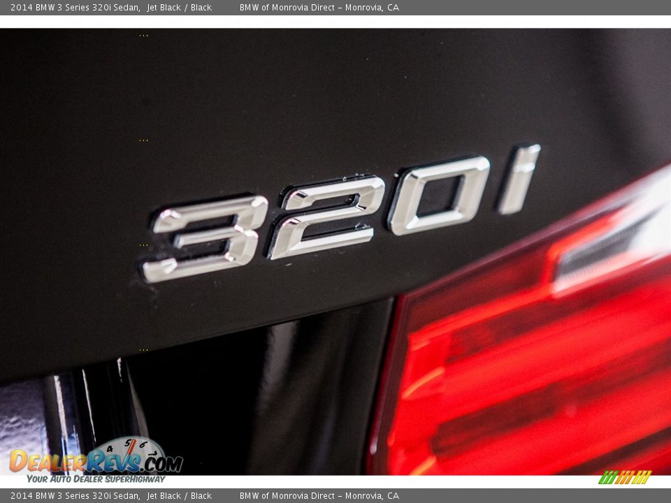 2014 BMW 3 Series 320i Sedan Jet Black / Black Photo #7