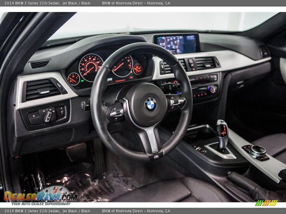 2014 BMW 3 Series 320i Sedan Jet Black / Black Photo #19