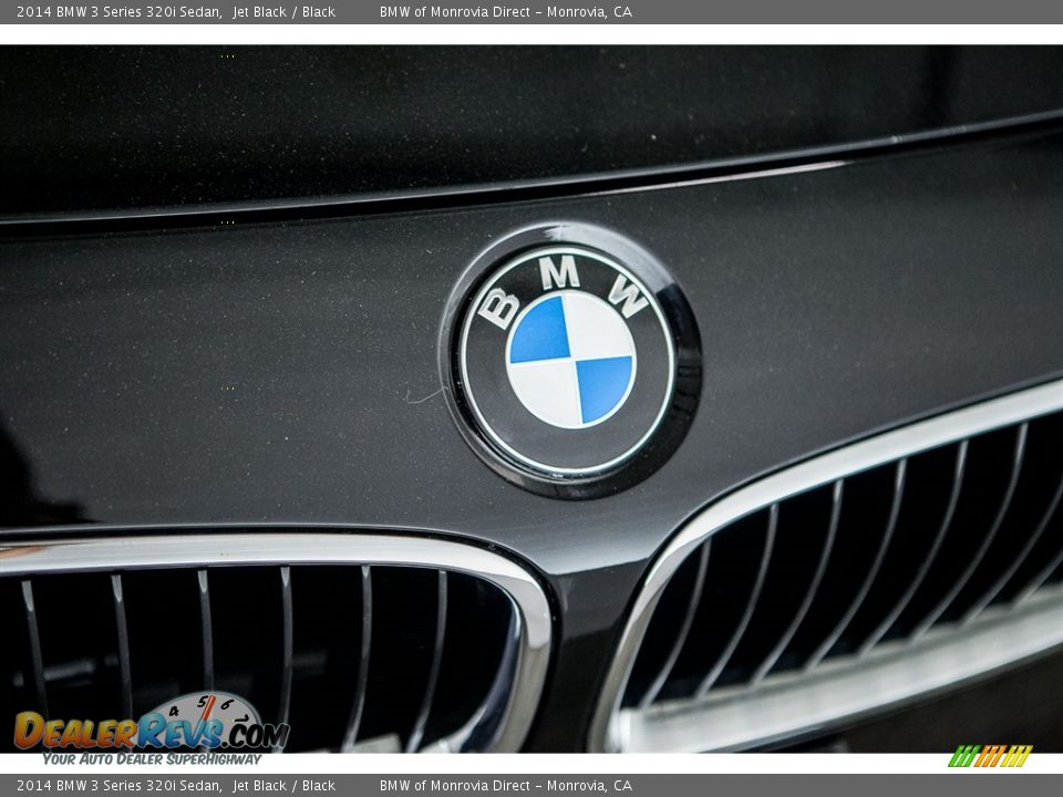 2014 BMW 3 Series 320i Sedan Jet Black / Black Photo #28