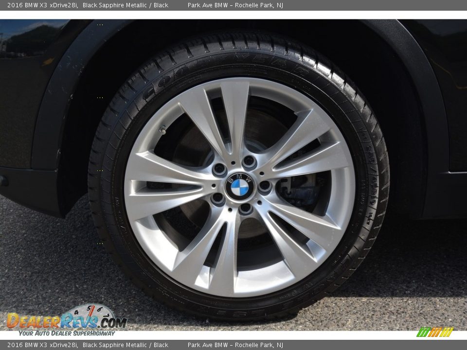 2016 BMW X3 xDrive28i Black Sapphire Metallic / Black Photo #32
