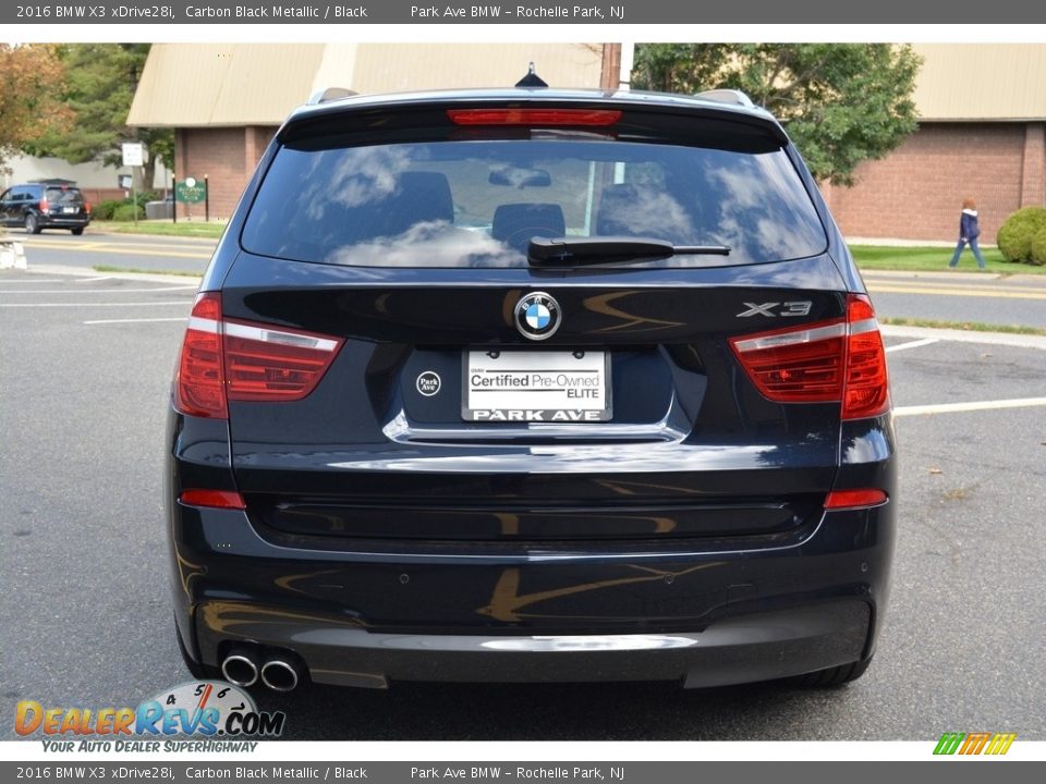 2016 BMW X3 xDrive28i Carbon Black Metallic / Black Photo #4