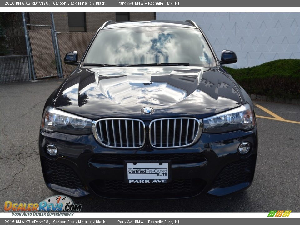 2016 BMW X3 xDrive28i Carbon Black Metallic / Black Photo #7