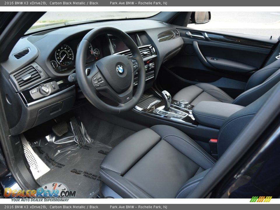 2016 BMW X3 xDrive28i Carbon Black Metallic / Black Photo #10