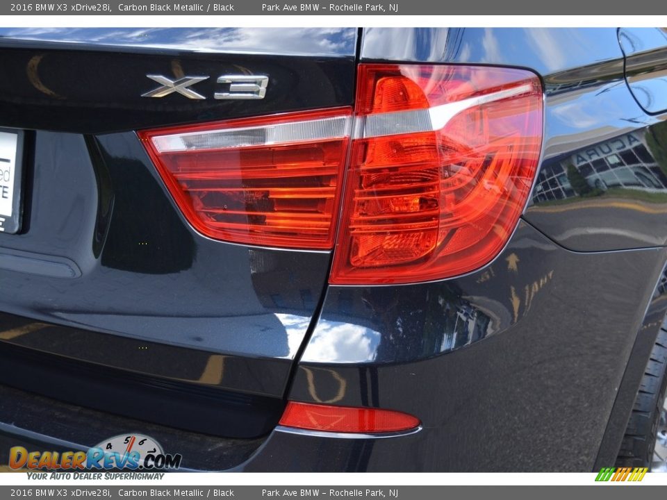 2016 BMW X3 xDrive28i Carbon Black Metallic / Black Photo #23