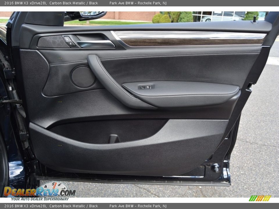 2016 BMW X3 xDrive28i Carbon Black Metallic / Black Photo #26