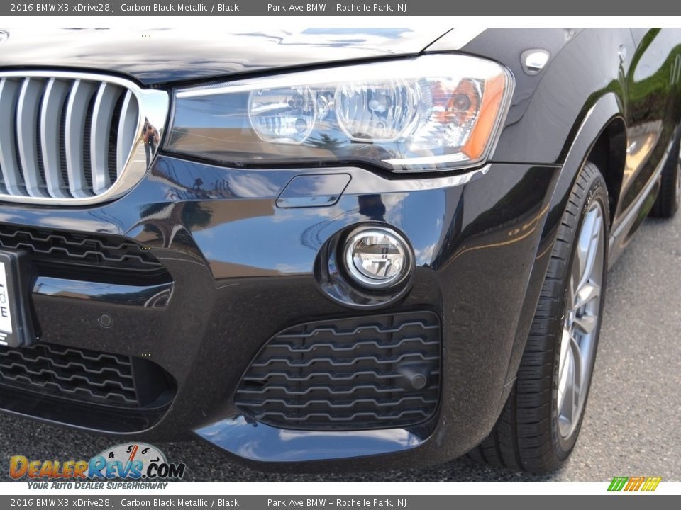 2016 BMW X3 xDrive28i Carbon Black Metallic / Black Photo #31