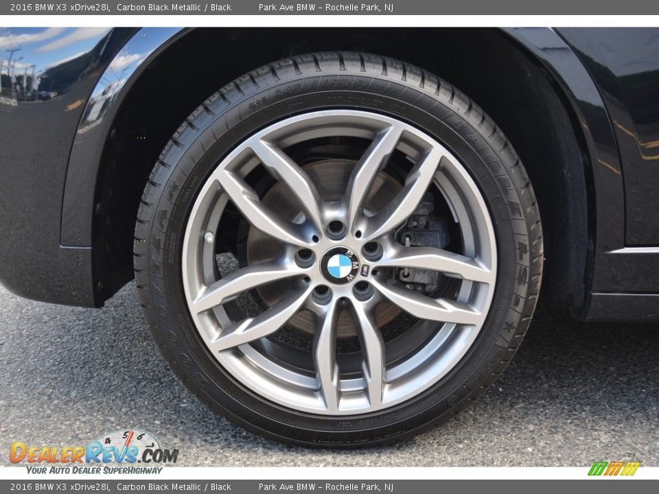2016 BMW X3 xDrive28i Carbon Black Metallic / Black Photo #32