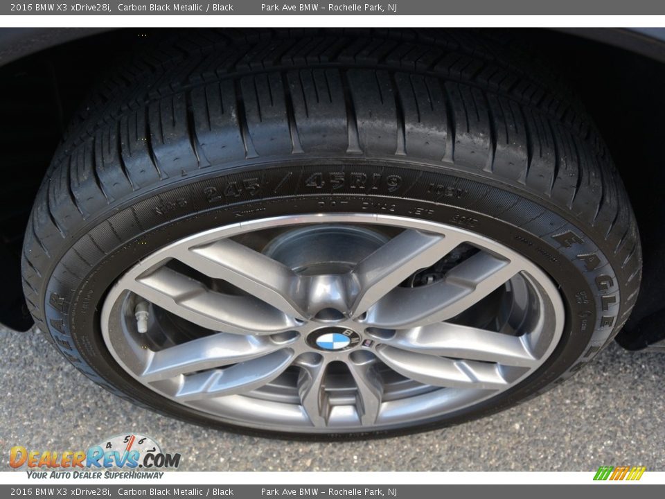2016 BMW X3 xDrive28i Carbon Black Metallic / Black Photo #33