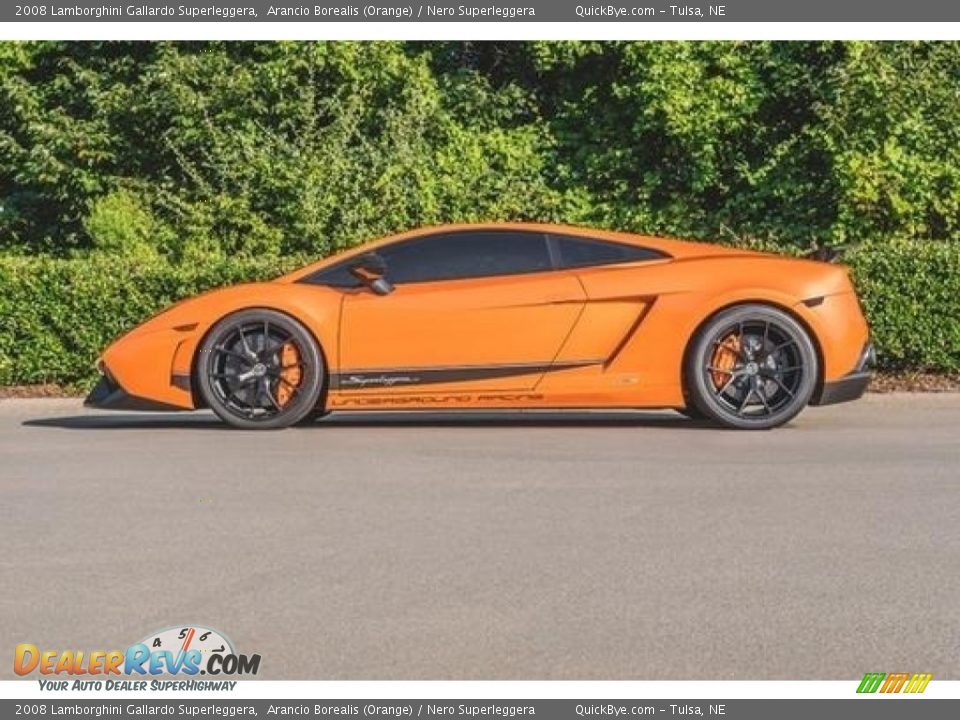 2008 Lamborghini Gallardo Superleggera Arancio Borealis (Orange) / Nero Superleggera Photo #2