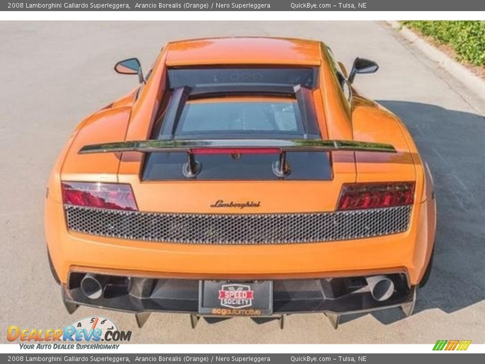 2008 Lamborghini Gallardo Superleggera Arancio Borealis (Orange) / Nero Superleggera Photo #4