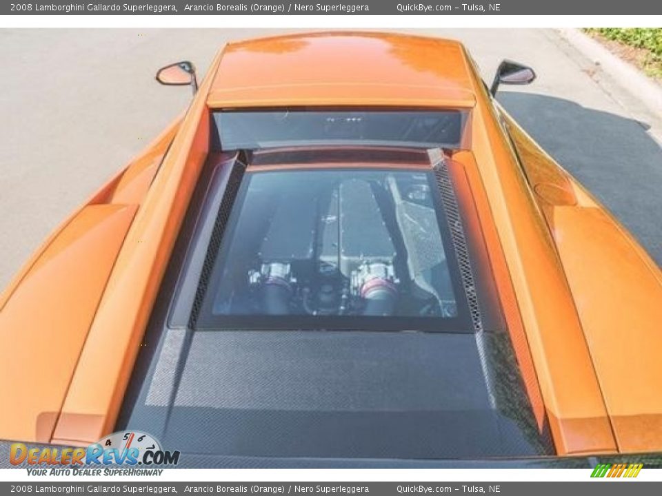 2008 Lamborghini Gallardo Superleggera Arancio Borealis (Orange) / Nero Superleggera Photo #8