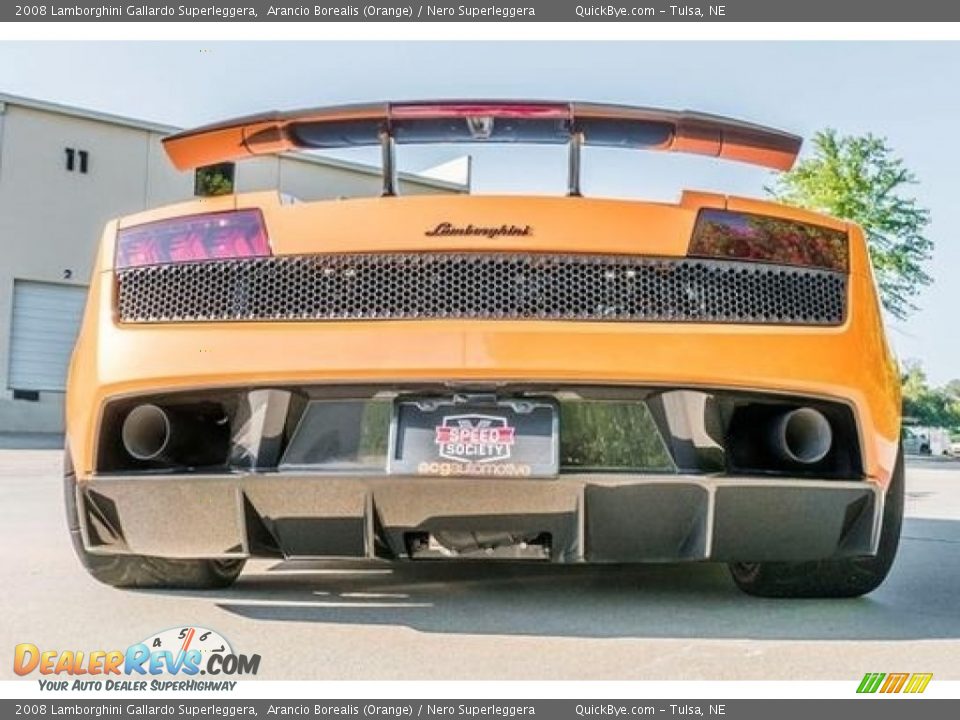 2008 Lamborghini Gallardo Superleggera Arancio Borealis (Orange) / Nero Superleggera Photo #17
