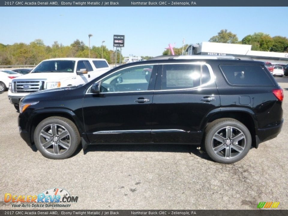 2017 GMC Acadia Denali AWD Ebony Twilight Metallic / Jet Black Photo #3