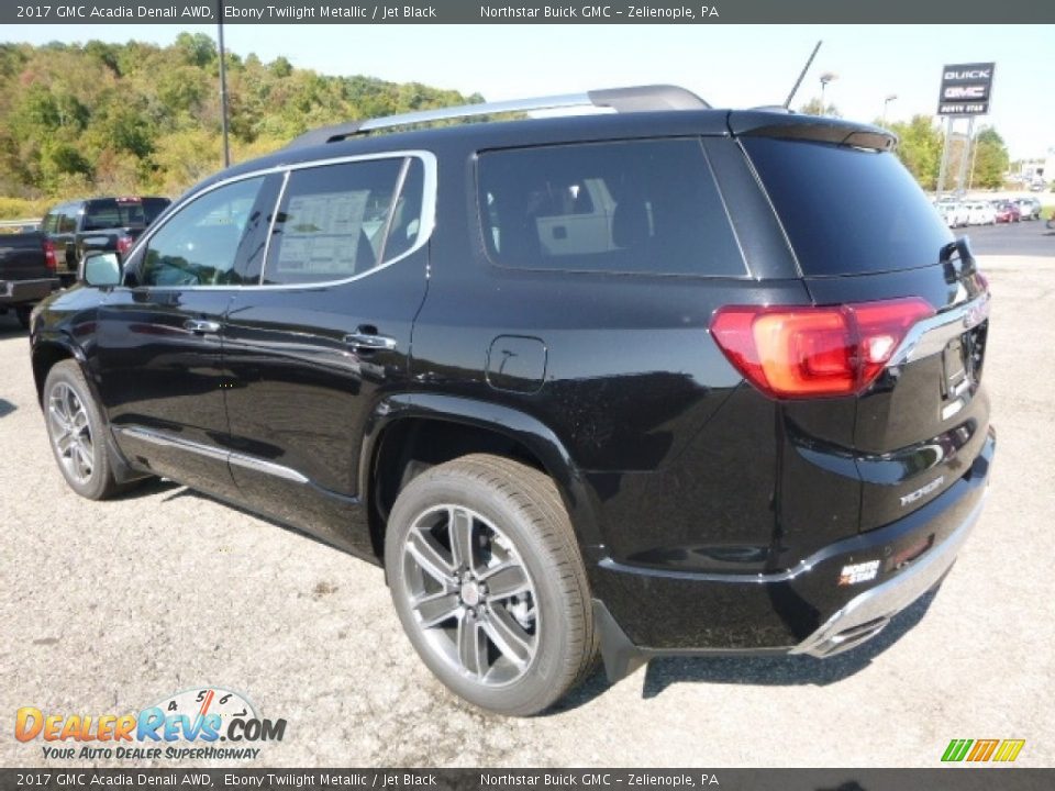 2017 GMC Acadia Denali AWD Ebony Twilight Metallic / Jet Black Photo #6