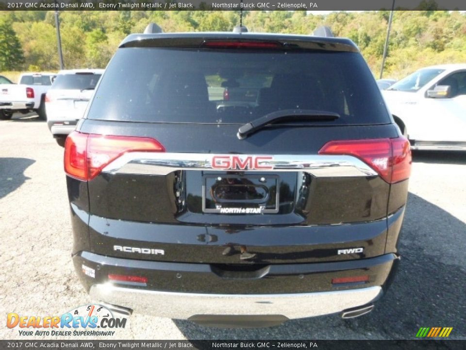 2017 GMC Acadia Denali AWD Ebony Twilight Metallic / Jet Black Photo #7