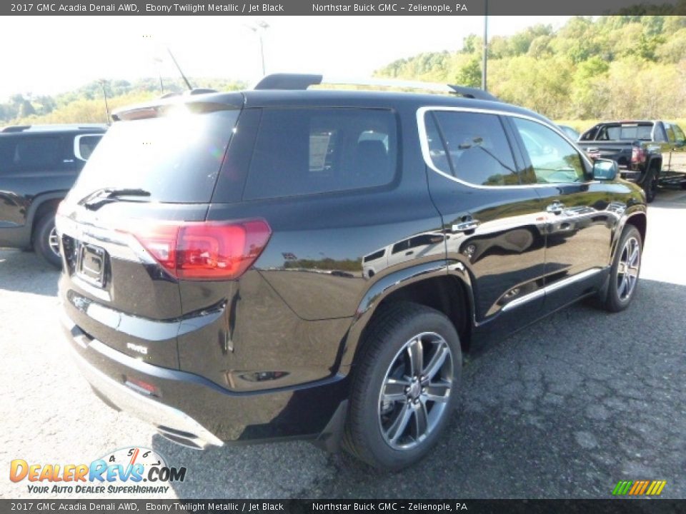 2017 GMC Acadia Denali AWD Ebony Twilight Metallic / Jet Black Photo #8