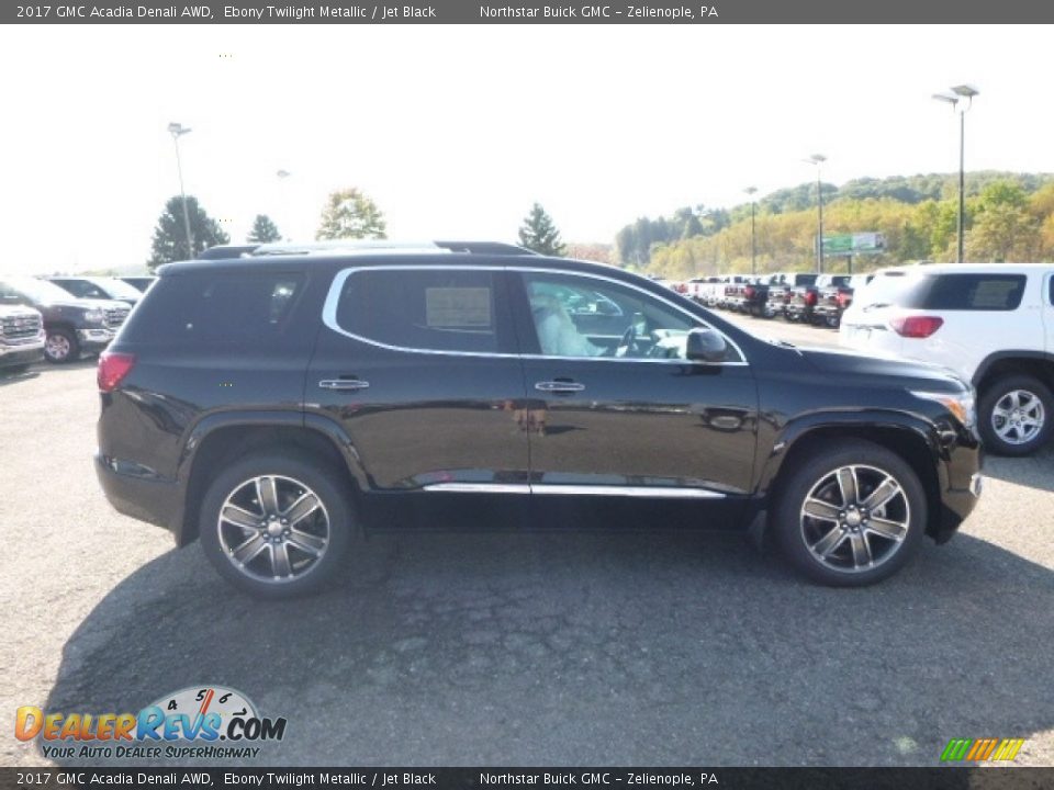 2017 GMC Acadia Denali AWD Ebony Twilight Metallic / Jet Black Photo #9